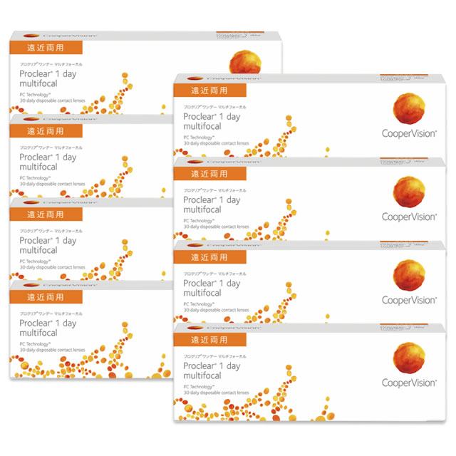 【送料無料】プロクリアワンデーマルチフォーカル30枚4箱