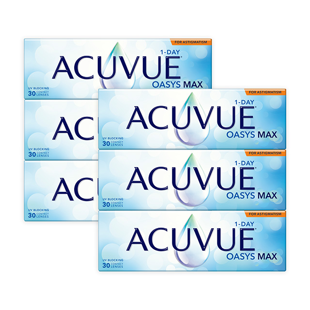 ワンデーアキュビューオアシスMAX乱視用 30枚 1箱