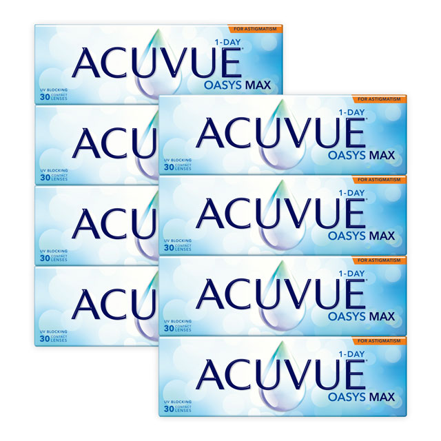 ワンデーアキュビューオアシスMAX乱視用 30枚 1箱