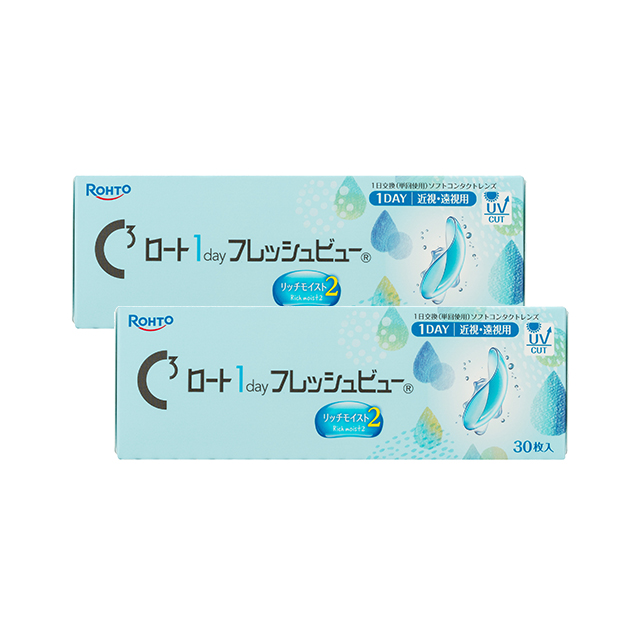 【送料無料】ロートワンデーフレッシュビューリッチモイスト2 30枚 2箱