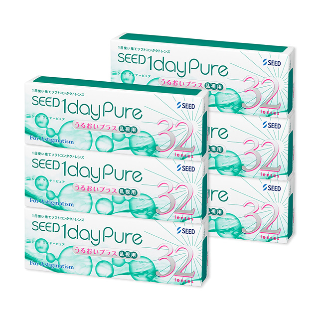 【送料無料】ワンデーピュアうるおいプラス乱視用 2箱