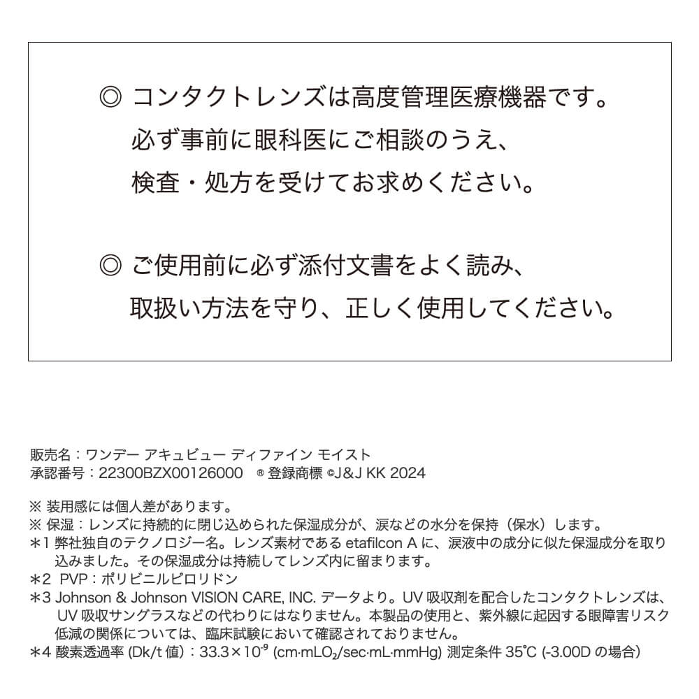 コンタクトレンズは高度医療機器