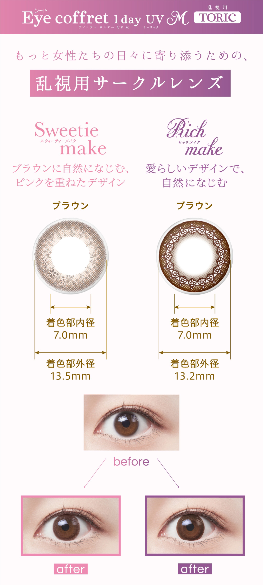 アイコフレワンデーUV M トーリック