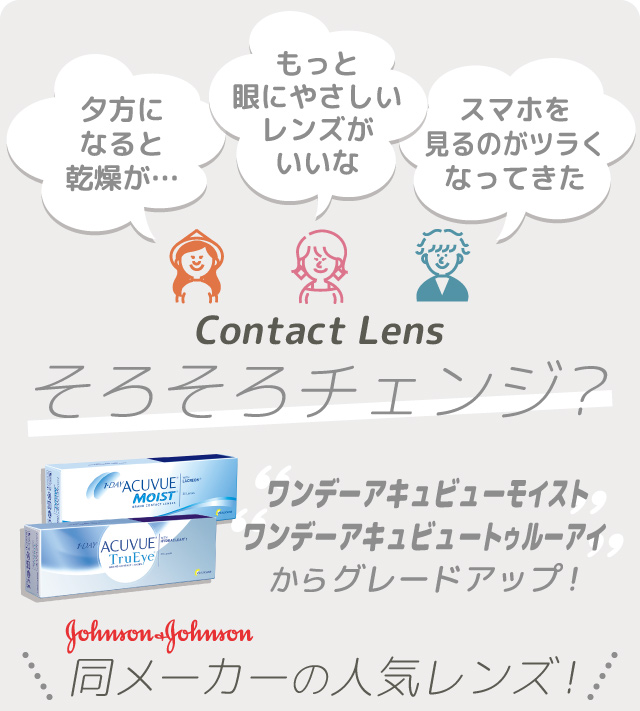 Contact Lens そろそろチェンジ？